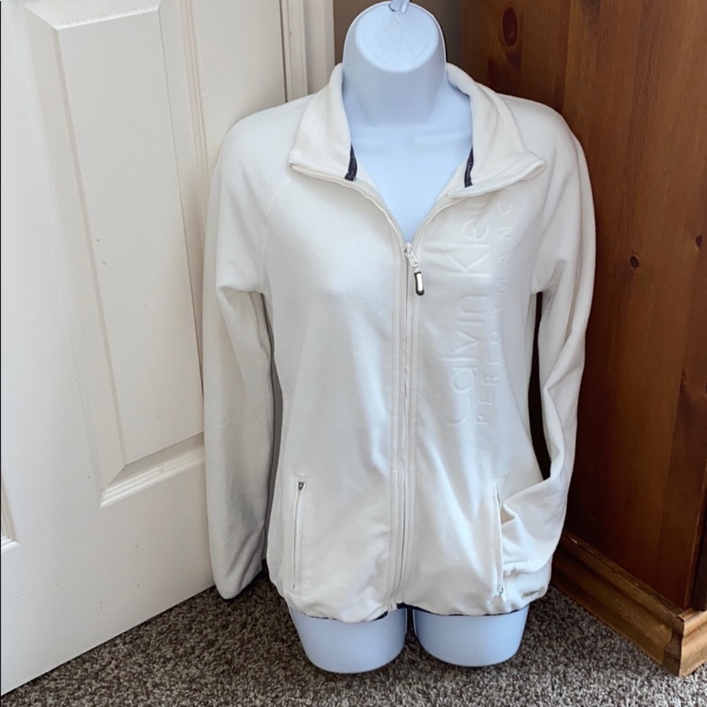 CK Cream Fleece Jacket - Picture 4 of 8
